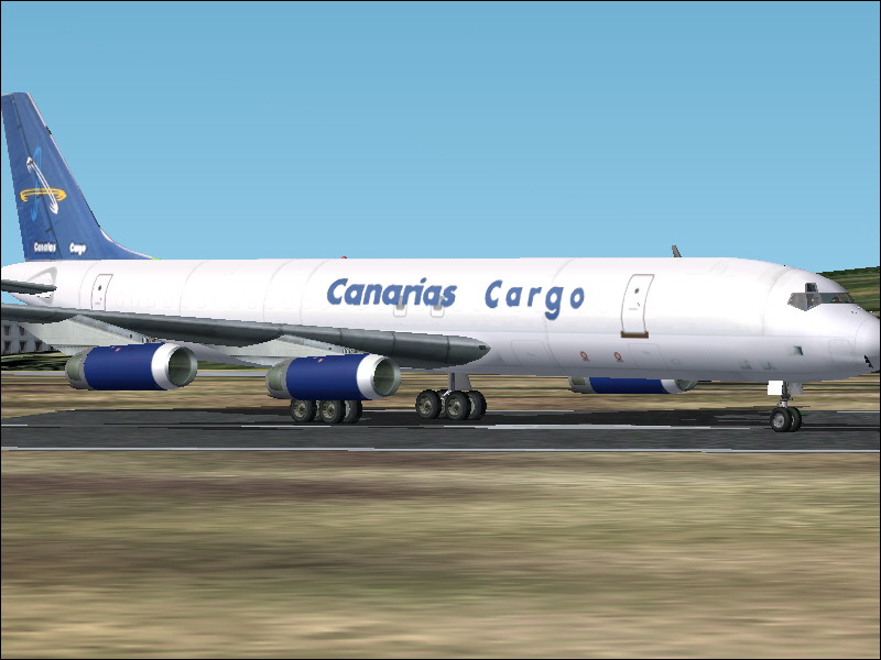Fs2004 Douglas Dc-8-62F Canarias Cargo Canarias Cargo Operated Two Dc-8-62F From The Canar