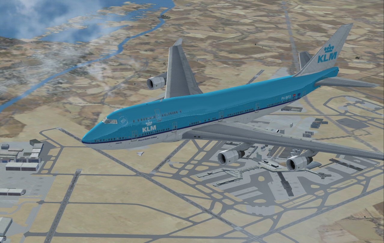 Fsx Klm Airlines Boeing 747-400 Registration Ph-Bfo