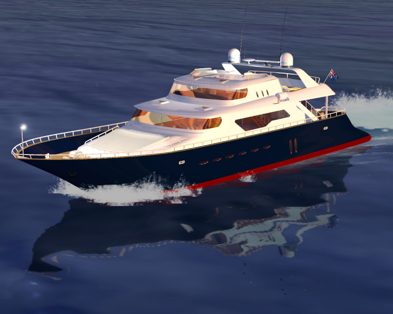 Fsx - Sirocco Gtx - A 132 Ft Concept Motoryacht With Full Functional 3D Virtual Cockpit, T
