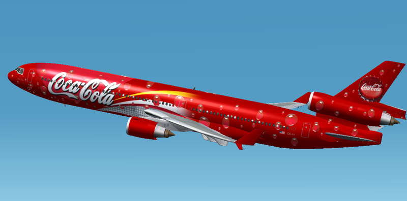 Alpha Blue 737-400 (Coca Cola) Textures Repaint Of Romulus C