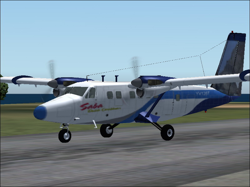 Fs2004 Dhc-6 Twin Otter Be A Pilot Club Saba