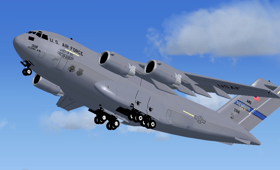 Fsx Boeing C-17 Cargomaster Iii Intended To Replace The Venerable C-141, The C-17 Fulfills
