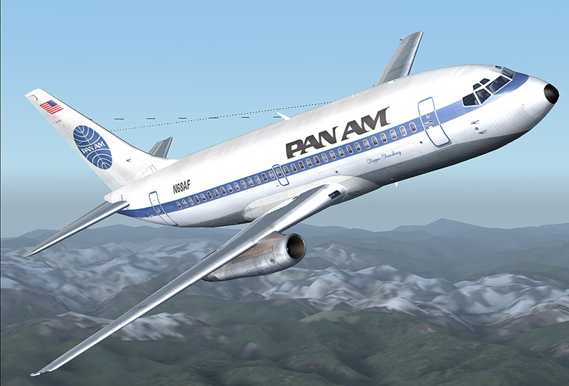 Panam 737-200 Version 2 This Is A Remake Of Erick Cantus Boeing 737-200 In The Colors Of P