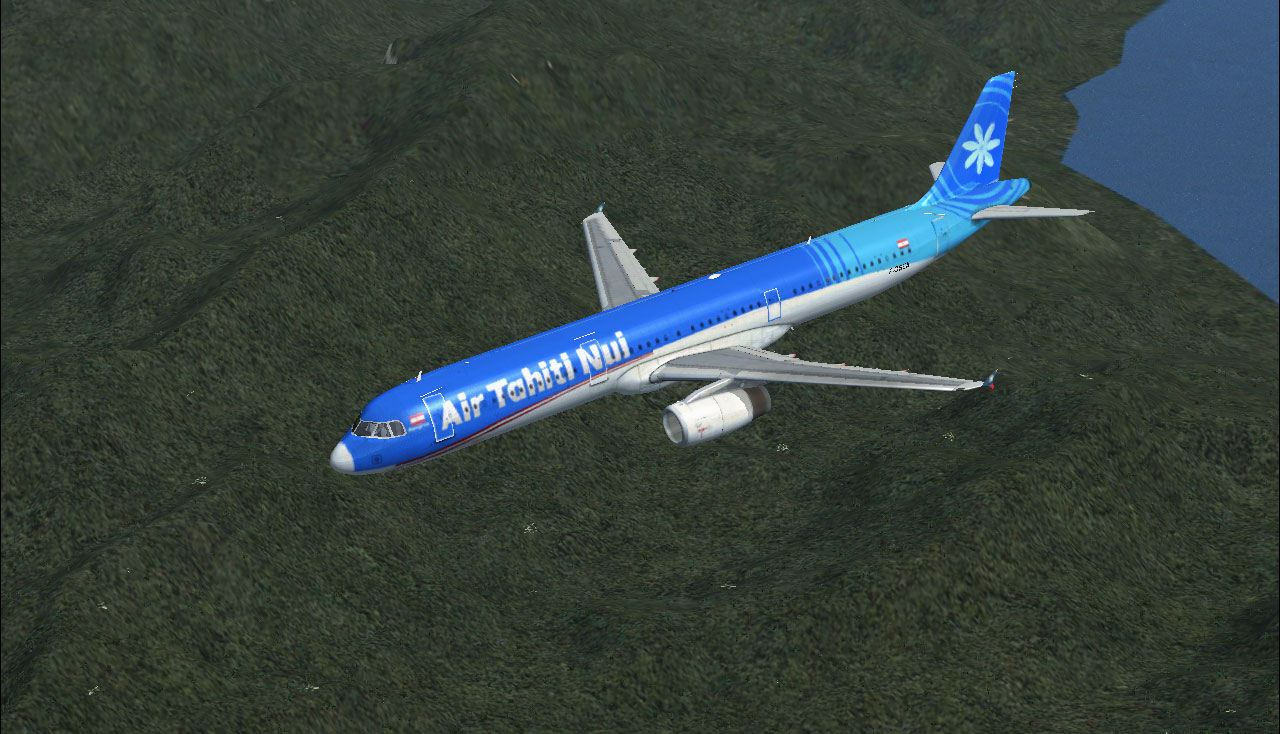 Airbus A321 Air Tahiti Nui Repaint - Texture Exclusively For Fsx Well, Being In The Midst
