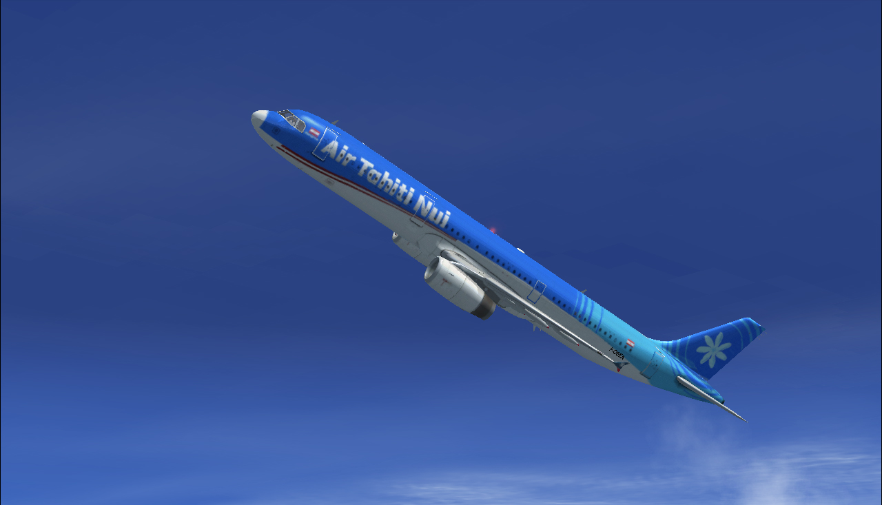 Airbus A321 Air Tahiti Nui Repaint - Texture Exclusively For Fsx Well, Being In The Midst