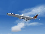 Airbus A340-300 In Philippines Airlines Livery, Painted In 32-Bit Textures