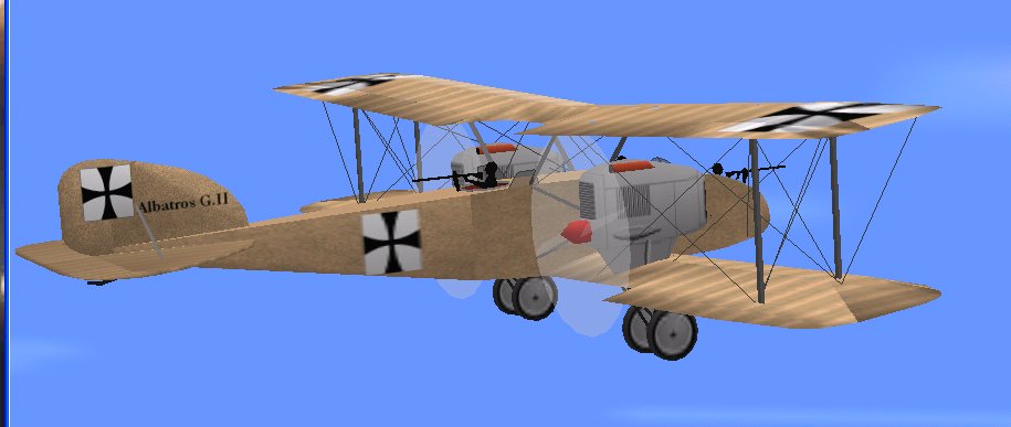 Flightsim Fs2004/Fs98 Albatros G.ii Grosskampfflugzeug Prototype, 1916 Prototype Of The Li