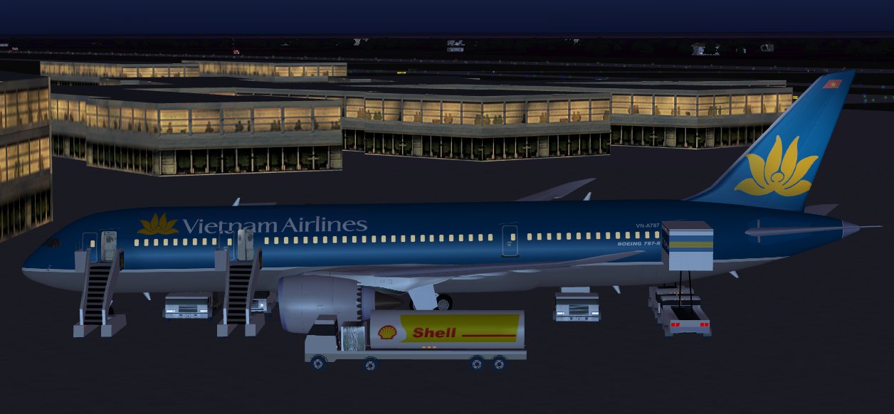 Fs2004 Vietnam Airlines Boeing 787-8 All Included, (No Base Pack Needed) 3 Aircrafts With — 1