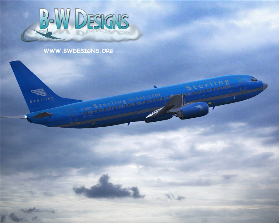 Project Opensky Boeing 737800 Passenger For Fs2004...Not Tested With Fsx Sterling Airlines — 1