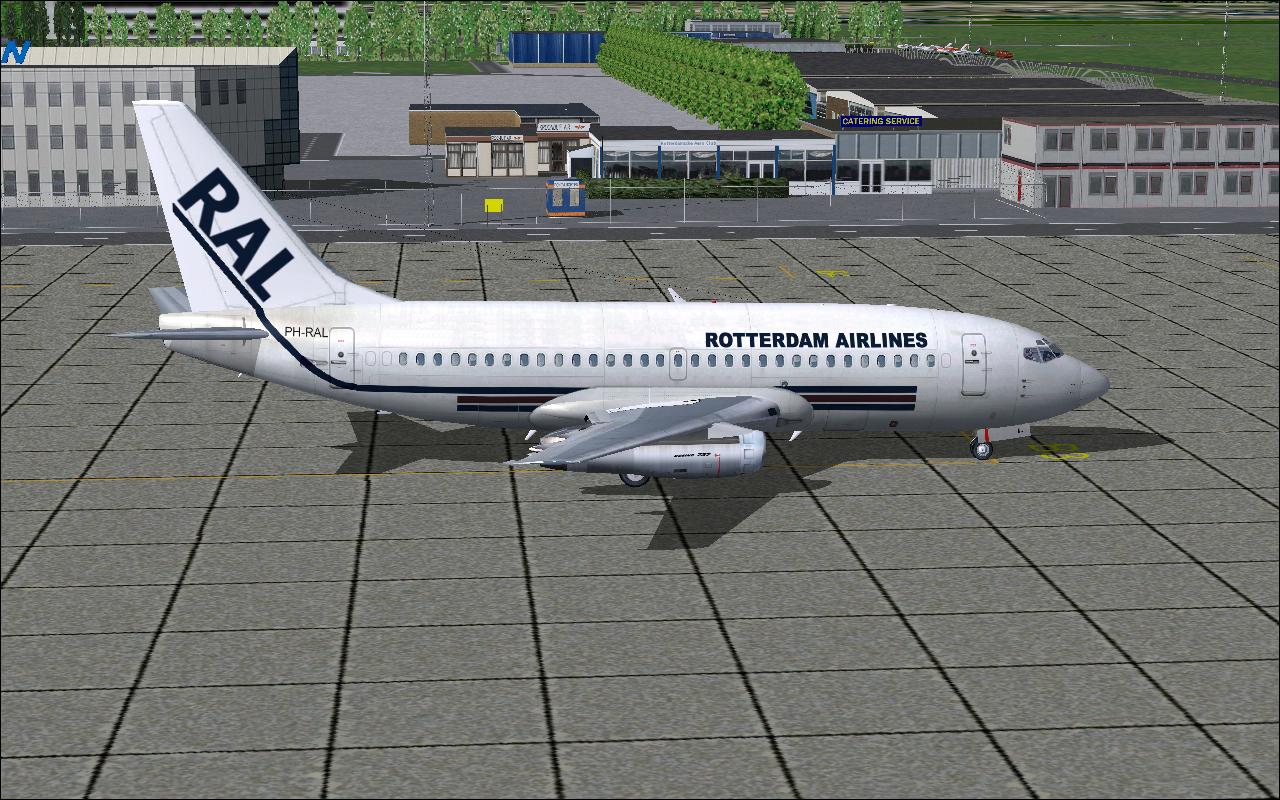 Boeing 737-200 Rotterdam Airlines An Old Airline On Rotterdam Airport Ehrd On The B737-200