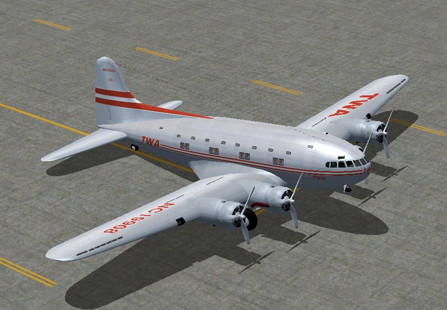 Fsx And Fs2004 Boeing 307 Stratoliner
