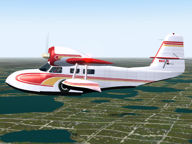 Grumman G44 Widgeon For Fs2004 By Joe Binka Panel, Flight Dynamics And Textures By Michael