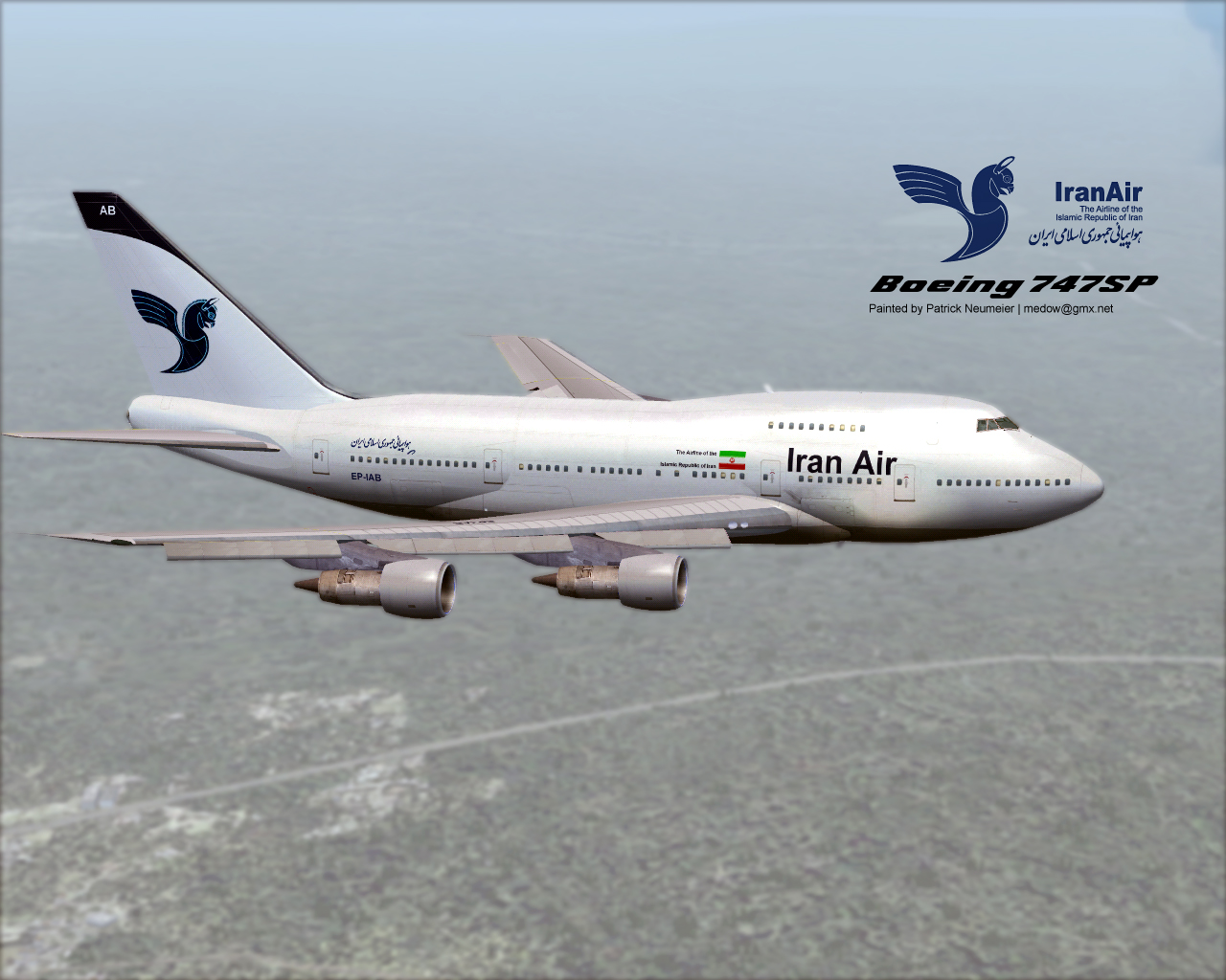 Project Opensky Boeing 747Sp Passenger V1 For Fs2004 Exclusively Copyrights: Airplane Made