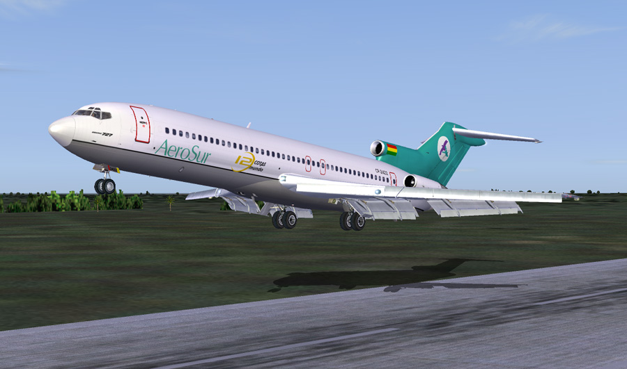 Boeing 727-200 Aerosur Cp-2242 Vistaliners Model Repaints By Rodrigo Flores Hi There!