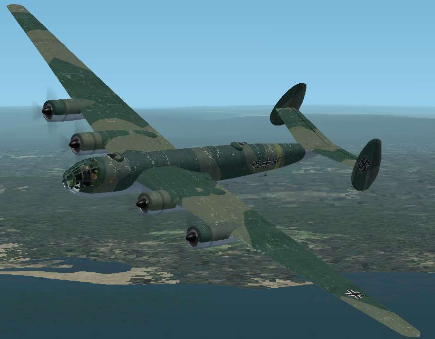 Fs2002 Messerchmitt Me264 Amerika Bomber The Me 264 Was Designed From The Begining As An A