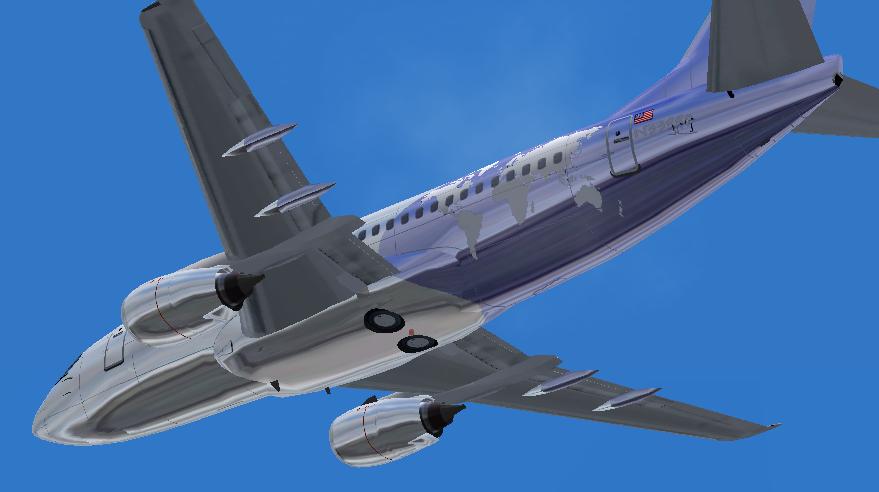 Fs2004 Www.vaworld.org 737-500 Aircraft By Erick Cantu / Ffx Vaworld Paint By Peter Mckay