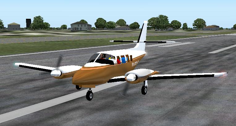 Fs2004 Aircraft - The Cessna 303, Also Called The Crusader, Is A Six-Place Light Twin Airc