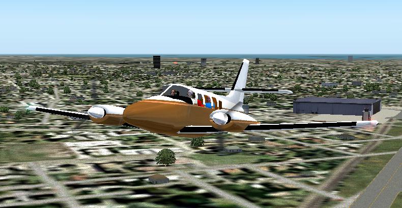 Fsx Aircraft - The Cessna 303, Also Called The Crusader, Is A Six-Place Light Twin Aircraf