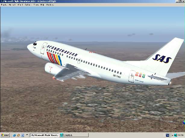 Boeing-737-59D Sas Colours 1993 Registration Se-Dnd All New Features Are Included In This
