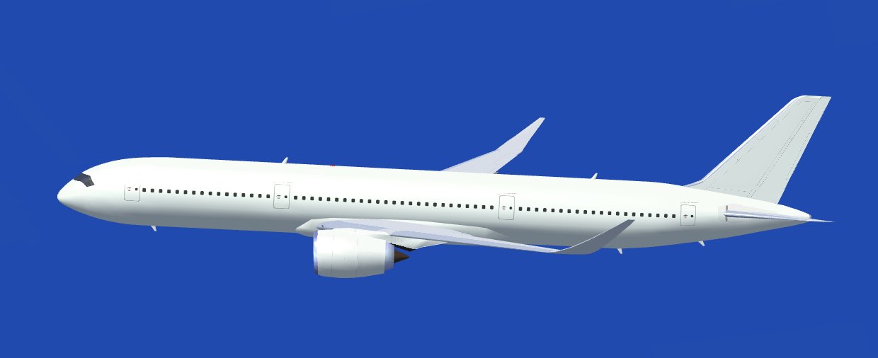 Fs2004 Paint Kit Airbus A350-900 Xwb Version 2 Including The New Tail