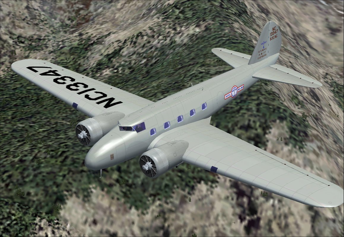 Fsx And Fs2004 Boeing 247 — 1