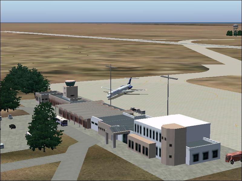 Almirante Marcos Zar Naval Air Station - Trelew – Argentina Scenery For Microsoft Flight S — 1