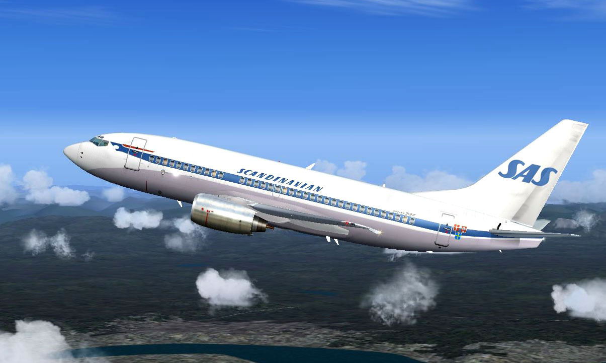 Fs2004 Sas Boeing 737-700 In Retro 1970 Livery
