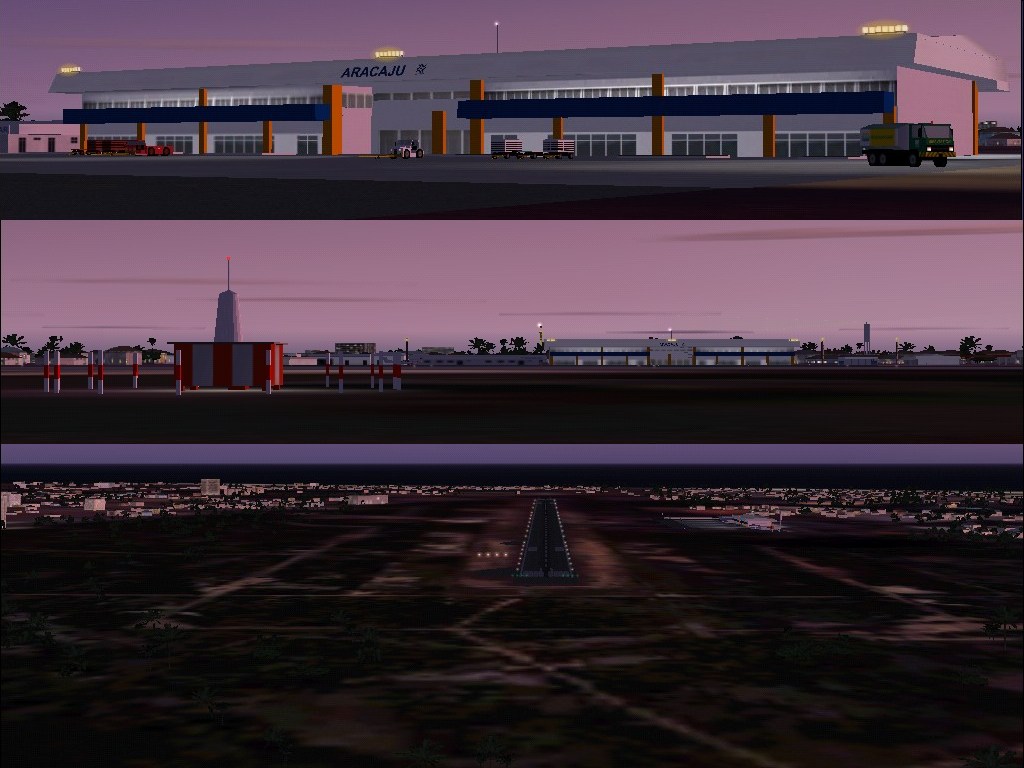 Scenery Of The Santa Maria Airport – Sbar – Aracaju - Sergipe – Brazil For Fs2004 - Made B — 1