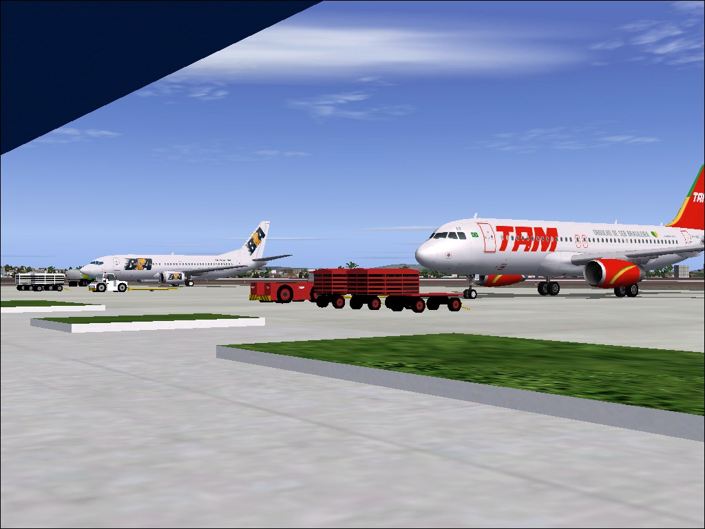 Scenery Of The Santa Maria Airport – Sbar – Aracaju - Sergipe – Brazil For Fs2004 - Made B