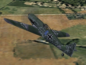 Messerschmitt Me209V-5 Flightsim Fs2004/Fs9 Model Textures By David Hanvey Textures By Lm