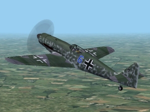 Messerschmitt Me209V-5 Flightsim Fs2004/Fs9 Model Textures By David Hanvey Textures By Lm