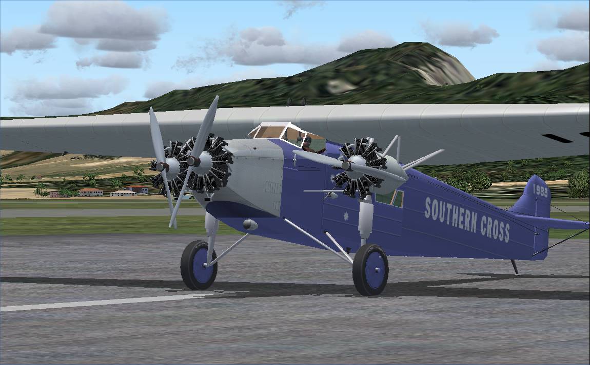 Fsx / Fs2004 Southern Cross Fokker Fvii/3M