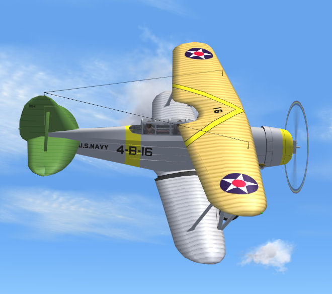 Fs2004/Fs.x Great Lakes Bg-1 The Bg-1 Was Designed To Carry A 1000 Pound Bomb And First Be