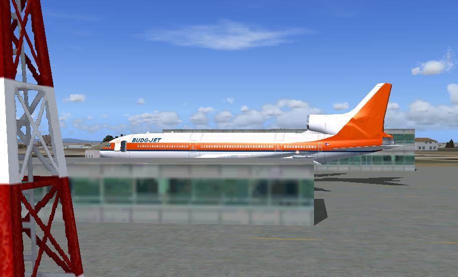 Flightsim Fs2004/Fs9 Acof Lockheed L-1011 Tri-Star Budg-Jet Paint Layout By Peter Mckay Mo