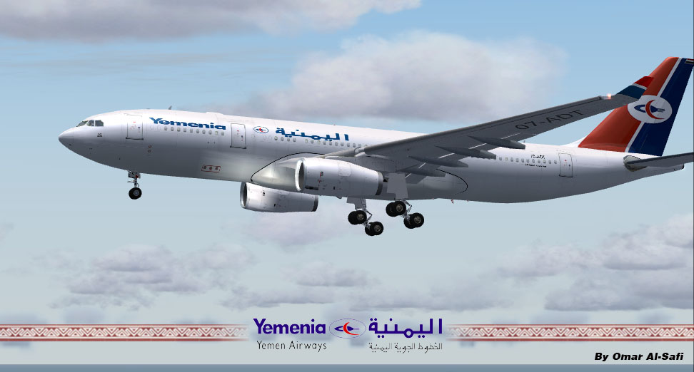 Yemenia Airways For Posky A330-200 V2 By Omar Al-Safi With Posky A330-200 V2 Model Omarsma