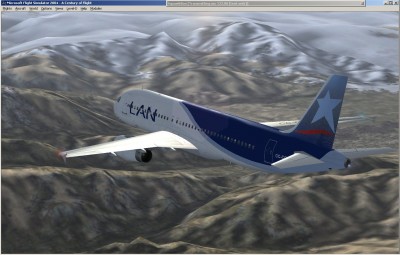 Fs2004 Lan Airlines Airbus A320-230 Cc-Coe Fs2004 Lan Airlines Airbus A320-230, Registrati