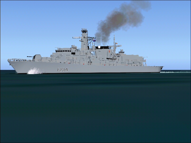 Fs2004 Royal Navy Type 23 Duke Class Frigate — 1