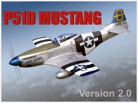 Civilian P51D For Flightsim Fs2004/Fs9/Fs2004/Cof Ver2 Civilian P51D Powered By Packard Me