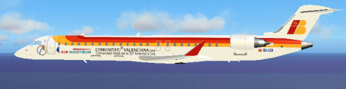 Fs04 Aircraft Air Nostrum/Iberian Pai Crj-900 Textures Repaint Of The Pai Crj-900