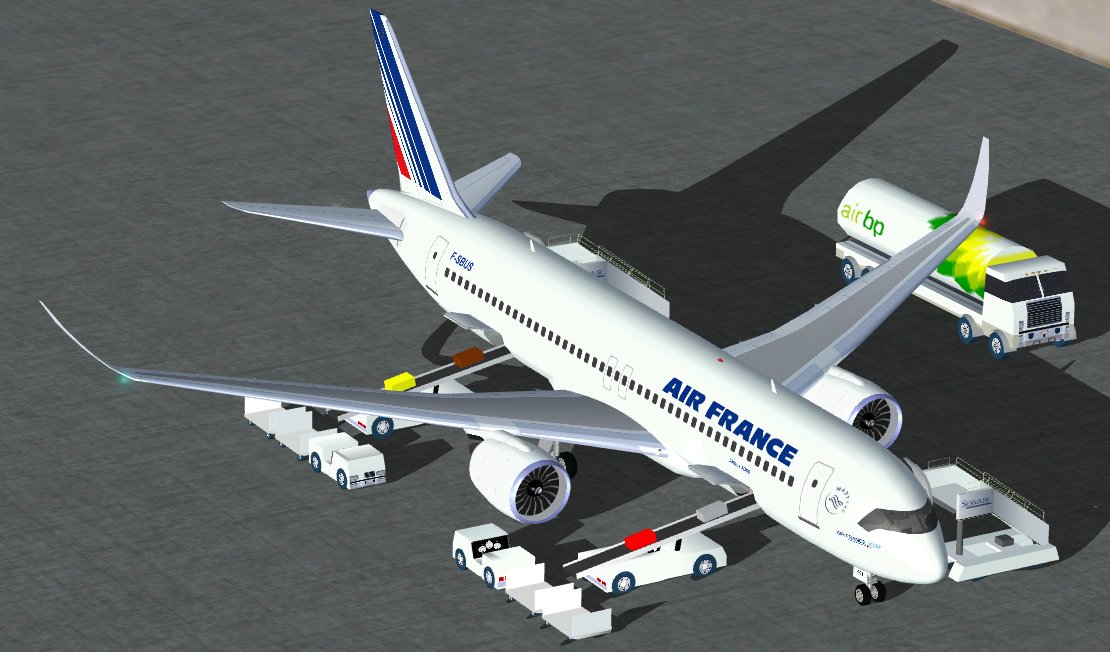Fs2004 Air France Airbus A360 — 1