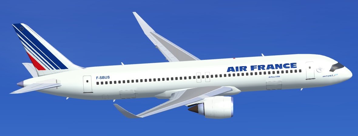 Fs2004 Air France Airbus A360