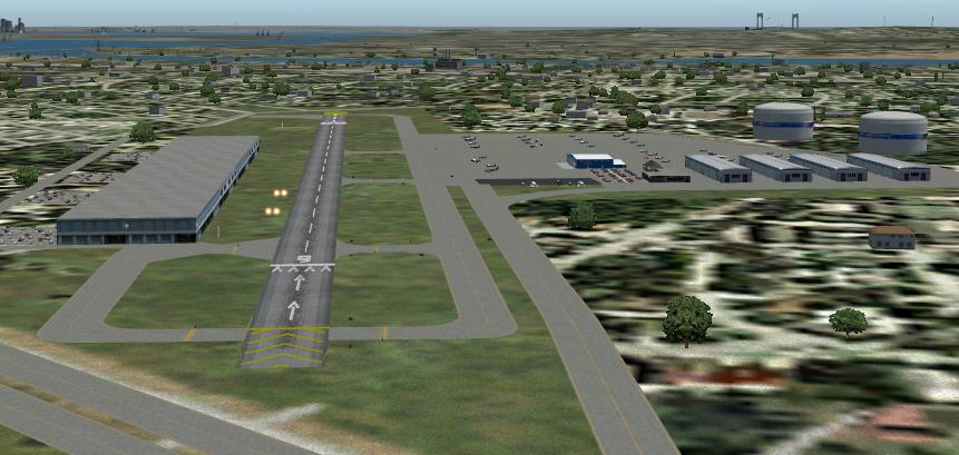 Fs2004 Scenery Linden Airport (Iata: Ldj, Icao: Kldj), Also Known As Linden Municipal Airp — 1