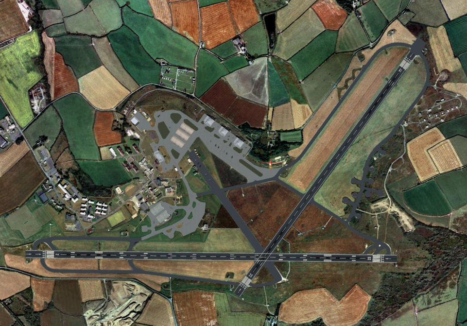 Fsx Exclusively Egda Raf Brawdy Airport Designed To Blend With Horizon Genx Photo Scenery