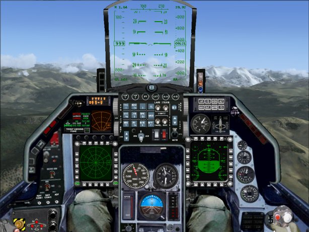 Panel Is For Fsx F-16 It Has Animated Flight Controls In 2D Panel 3 Radar Systems And Mode