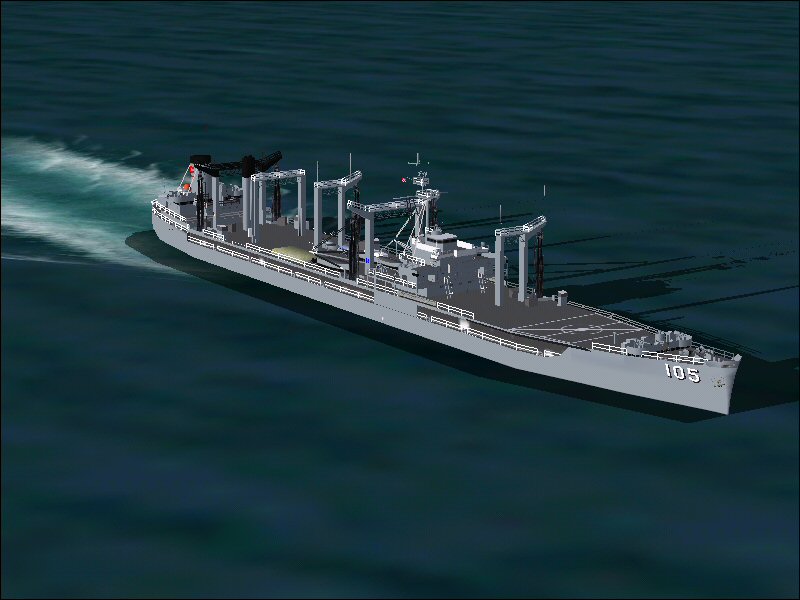 Fs2004 Uss Mispillion Ao-105 A U.s