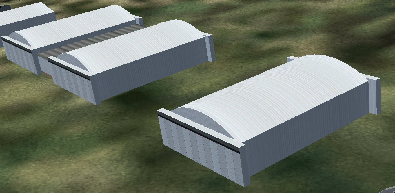 Flight Simulator 2004 Scenery Design Generic Military Style Hanger Library A Compilation O
