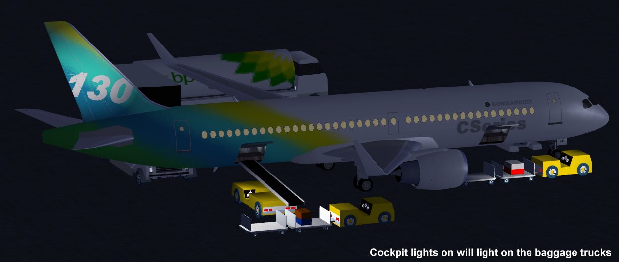 Fs2004 Bombardier Cseries 130 Standard Version And Optional Lr Version, Including 4 Aircra