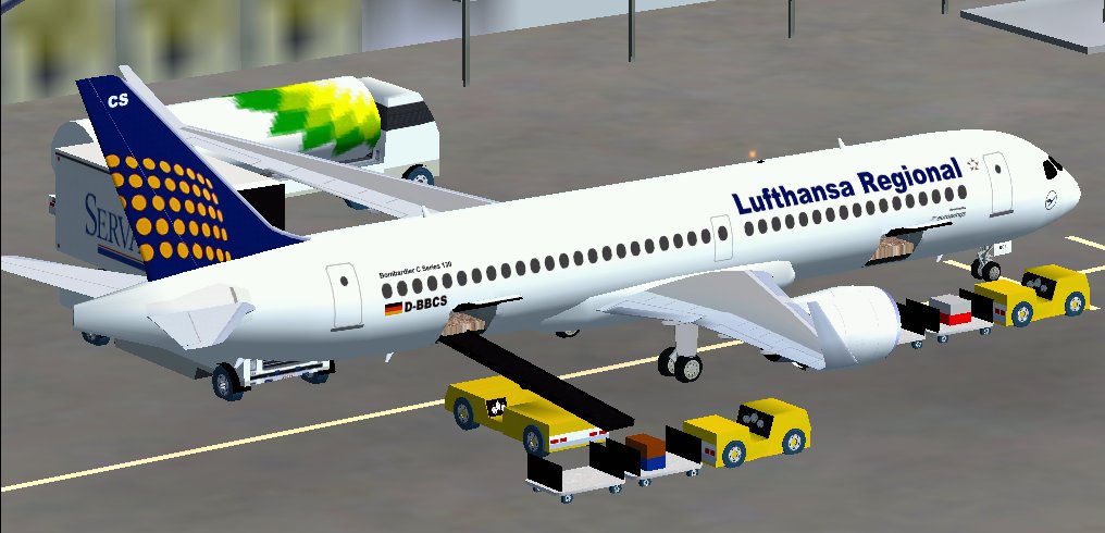 Fsx Lufthansa Regional-Eurowings Bombardier Cseries 130 Standard Version And Optional Lr V