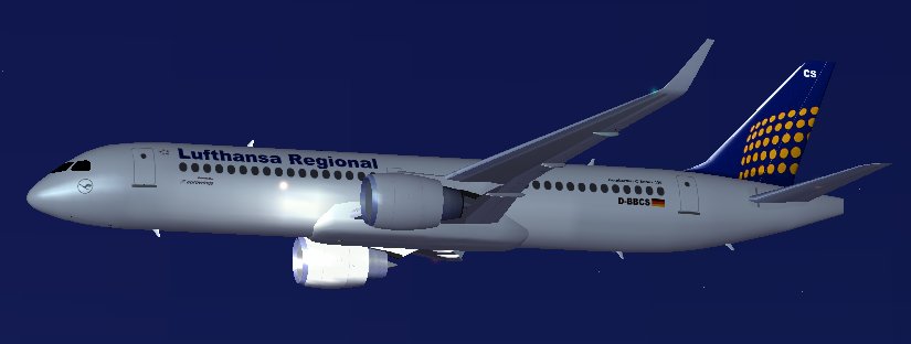 Fsx Lufthansa Regional-Eurowings Bombardier Cseries 130 Standard Version And Optional Lr V