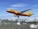 Boeing 7E7-800F Dreamliner In Dhl Livery